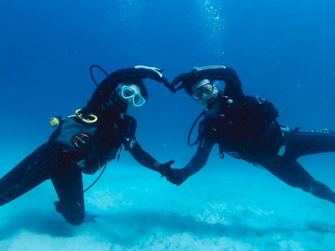 水中ウェディングフォト